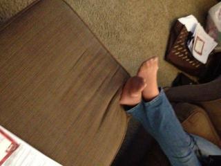 My candid pantyhose feet 1 of 11
