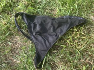 Sunbathing today in Bayonne Park in black thong 8 of 8