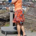 Sightseeing with pantyhpose