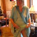 Lisa, braless, phantyhose, flashing