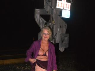 Touring at Night with Tits Out 17 of 20