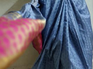 Tamil my wife New saree 5 of 9