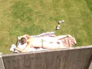 Caught her sunbathing !!! 2 of 4