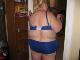 Blue bra and panties 6 of 9