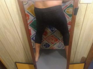 Yoga pants and thongs 2 of 5