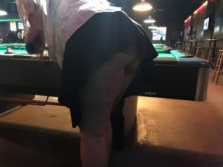 Public Flashing in the Pool Hall and Parking Lot 10 of 20
