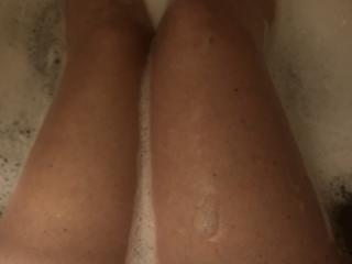 Hot bath after a hard workout