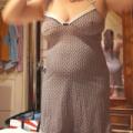 Eve puts on her new nightie