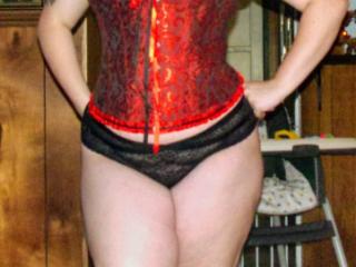 Red corset 1 of 11