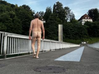 nude walk ln a bridge 6 of 13