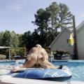 Creampie in the pool!!