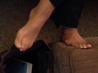 My candid pantyhose feet 10 of 11