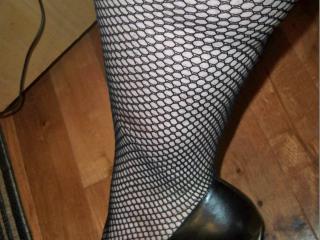 Fishnets and heels 4 of 8