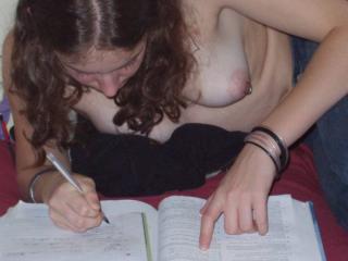 I get horny when im studying.. 7 of 8