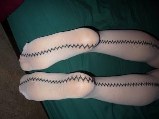 Wife in sexy zipper backseam stockings 4 of 14
