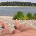 Naked in the village and by the river