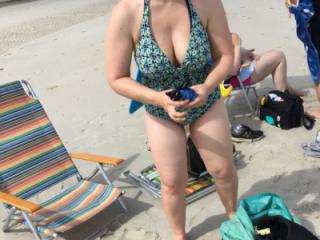 Milf at the beach 3 of 18