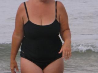 Beach Wife in Bathing suit 7 of 9