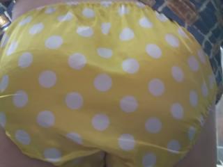 Yellow Polka dot brief panties 3 of 6