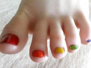 Rainbow Feet 1 of 6