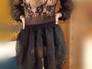 Lace and sheer nylons