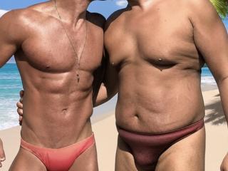 Me and my friend kissing in our bikinis 8 of 9