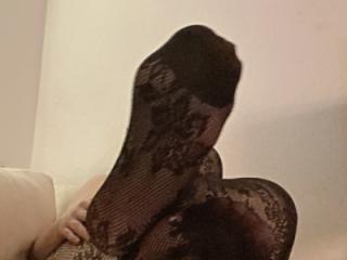 My big ass and pussy in fishnet tights 5 of 12