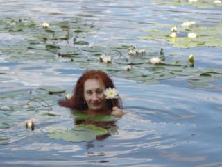with water lily 6 of 20