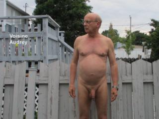 Naked in my backyard - two