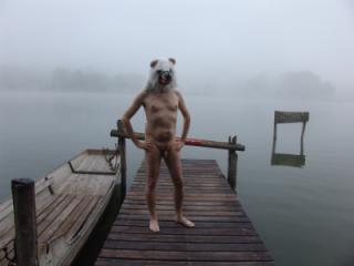 Nude at a lake 7 of 12