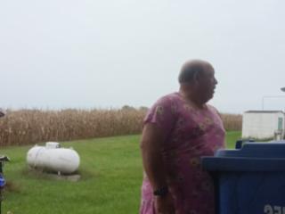 61old  in girls nightie  outside 9 of 11