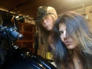 Busty Nadine Fucking on a Harley 16 of 20