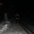 night and snow
