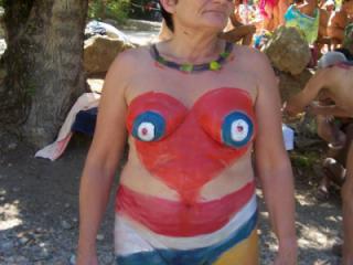 body painting a la sabliere 1 of 4