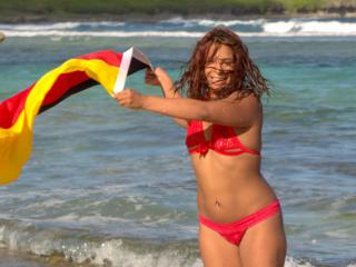 Martha (32) Celebrating German Day on Guam