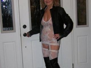 Oh To Be Tethered, in Lace and Leather 4 of 9