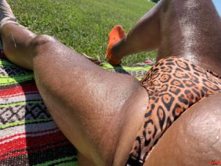 Leopard Skin Bikini in Bayonne Park 3 of 20