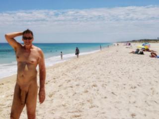 True nudist flashing on the beach 4 of 6