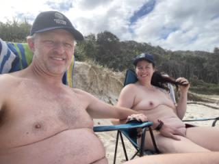 Nude beach fun