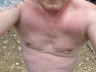 Getting naked in the woods 1 of 4