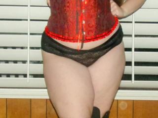Red corset 2 of 11
