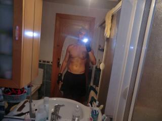 After workout, showing muscles, yeah i know lol 1 of 20
