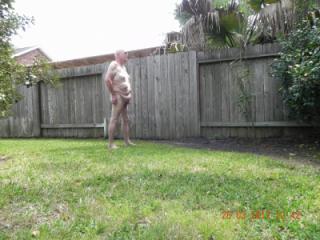 28 Mar 2017 naked in the backyard 6 of 16