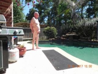 31 May 2017 by the pool (Of course I am nude) 9 of 13