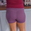 Braless and shorts