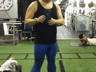 Some old gym pictures. Love wearing tights. 8 of 9