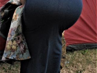 Lisa bottomless, sheer clothes in public 7 of 17