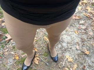 Outside dress and pantyhose 2 of 5