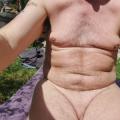 my lovely cock sun bathing