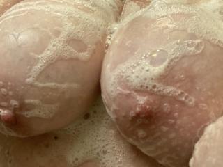 Sun tanning then bubble bath 11 of 12